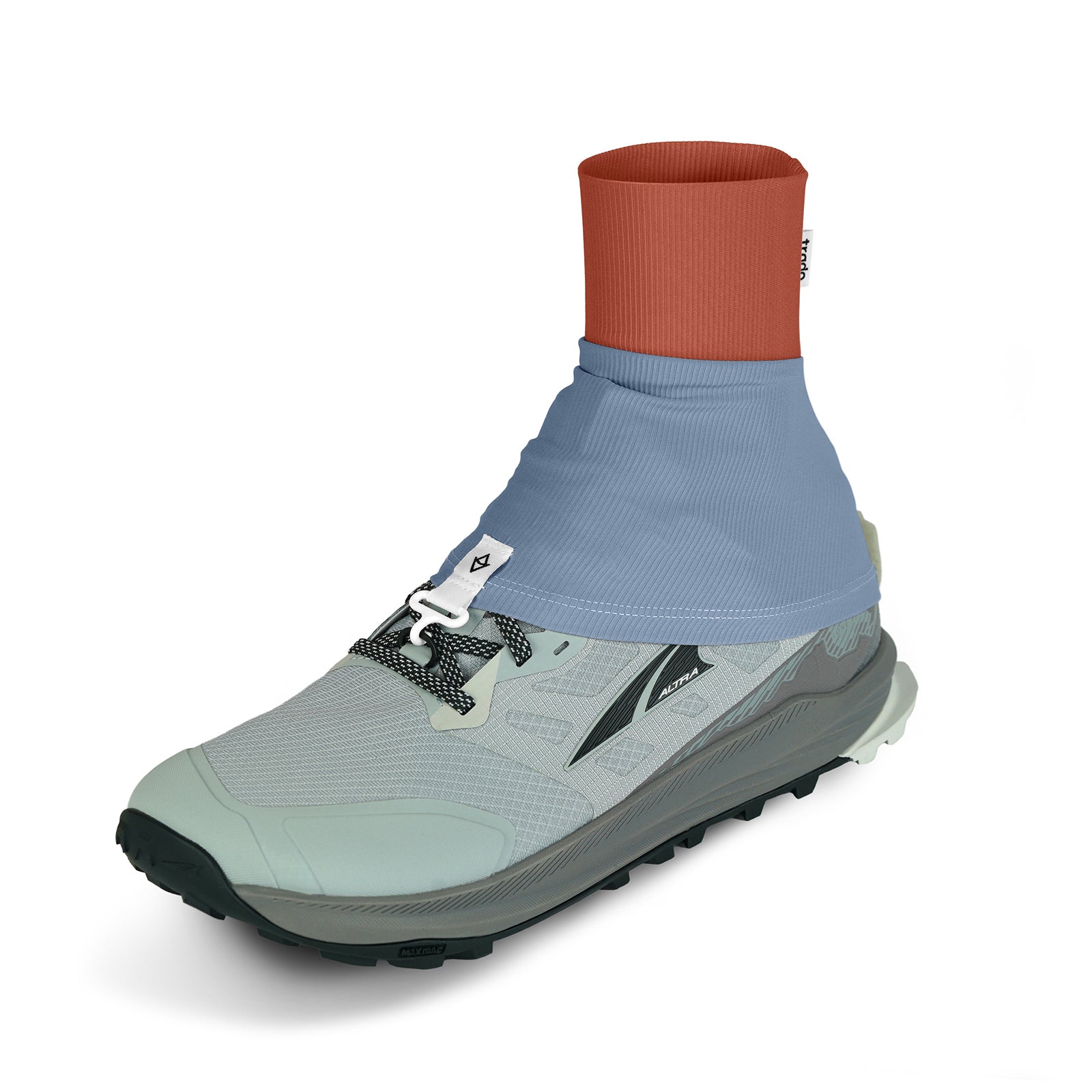 TRAIL GAITERS - Vermilion/Baby Blue