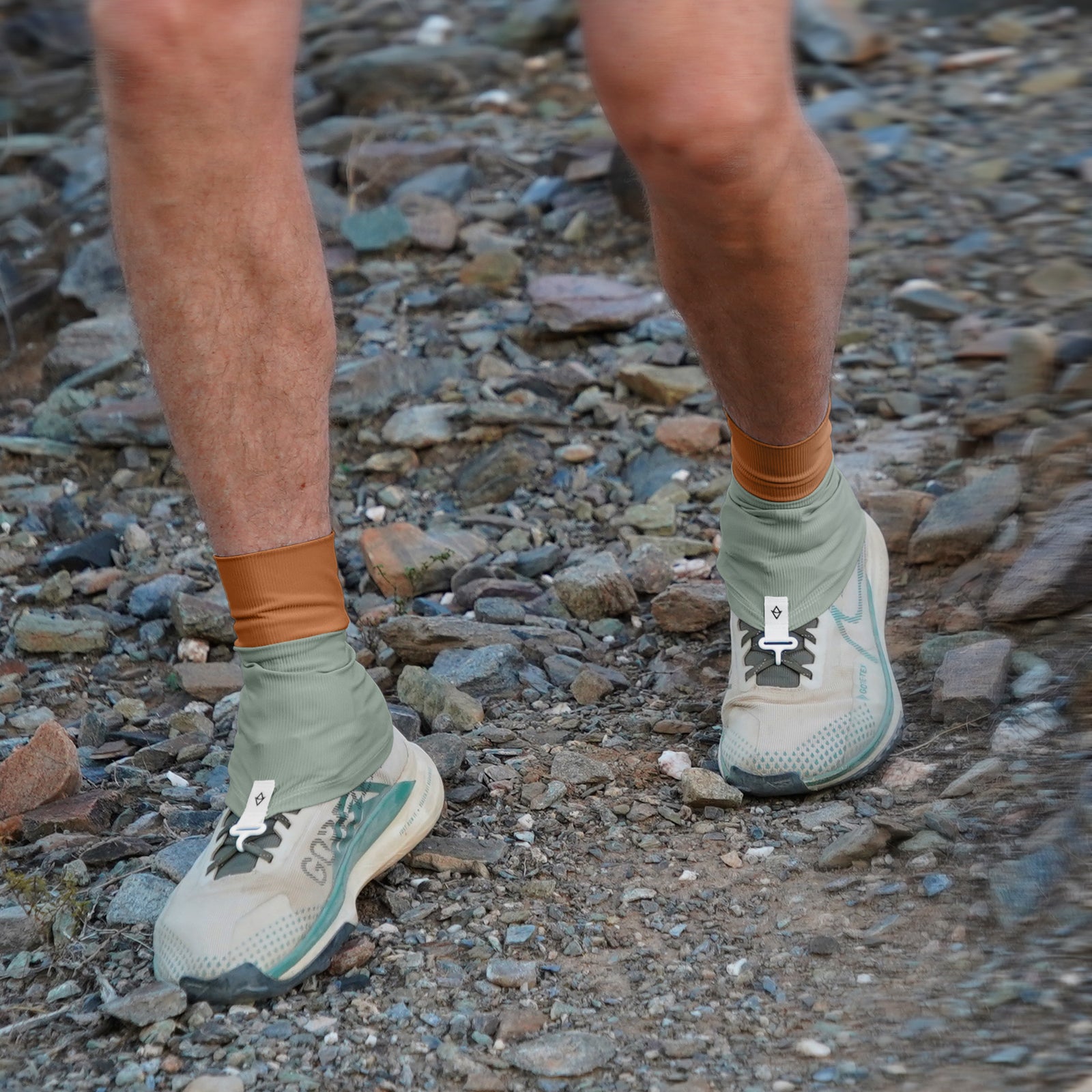 copper dusty green trado trail gaiters