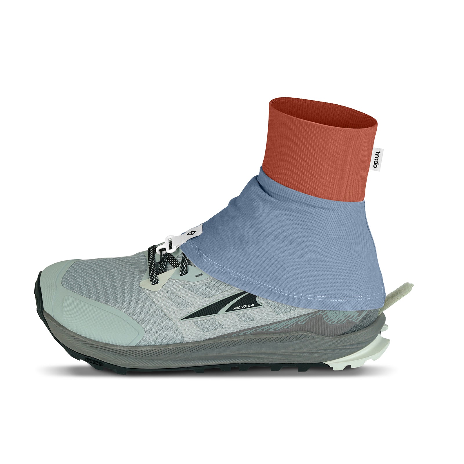 TRAIL GAITERS - Vermilion/Baby Blue